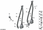 72117384680 - : Upper Belt Strap Rema, Front Right for BMW Image