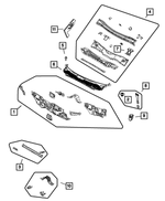5076289AM - Body Sheet Metal Except Doors: Dash Panel for Mopar Image