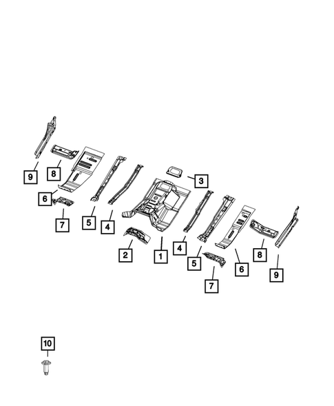 Floor Pans for 2018 Jeep Wrangler #1