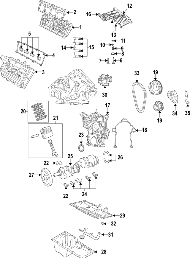 53011595AC - Engine: Valve Cover for Mopar Image