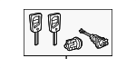 6900512J21 - Body: Cylinder &amp; Keys for Toyota Image