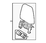 719700E270B0 - Body: Headrest, Outer for Toyota Image