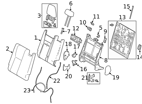 Third Row Seats for 2022 Toyota Highlander #0