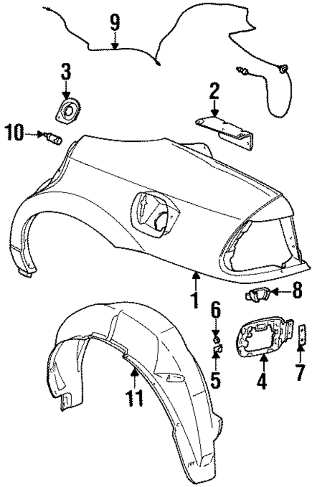 21111251 - : Fuel Door for GM Image