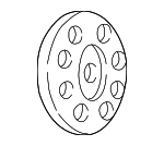 15634851 - Suspension: Hub Cap for GM Image