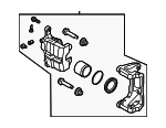 58180GIA00 - Brakes: Caliper for Hyundai Image