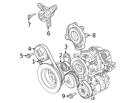 Belts & Pulleys for 2020 Land Rover Defender 110 #0