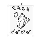LR043121 - Suspension: Housing for Land Rover: Defender 110, Defender 130, Defender 90, Discovery, Range Rover, Range Rover Sport, Range Rover Velar Image