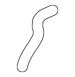 252225DE000 - Cooling System: Water Hose for Honda Image