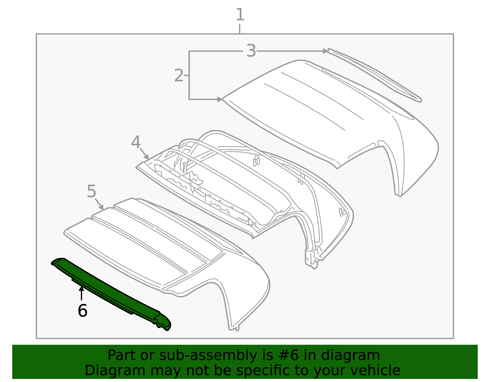 54347025585 - 2000-2003 BMW Z8 Front Trim (54-34-7-025-585) | BMW