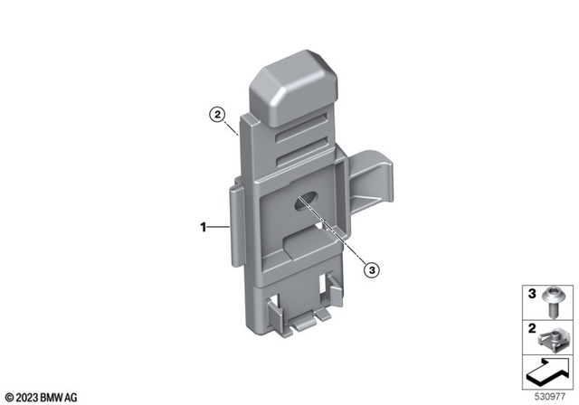 61137108405 - General Electrical System: Bracket for Relay -  for BMW-Motorrad Image