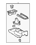 5880404030C4 - Body: Upper Trim Panel for Toyota: Tacoma Image