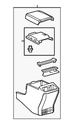 5891004040C0 - Body: Rear Console for Toyota: Tacoma Image