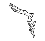 71570D3500 - Body: Rear Pillar for Hyundai: Tucson Image