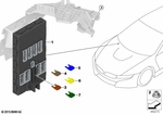61355B5D695 - Vehicle Electrical System: Body Domain Controller Bdc for BMW Image