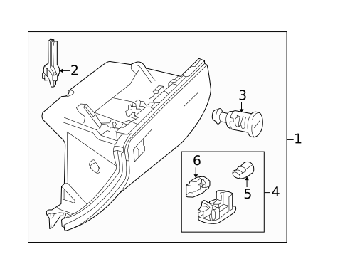 Glove Box for 2016 Mercedes-Benz GL63 AMG #0