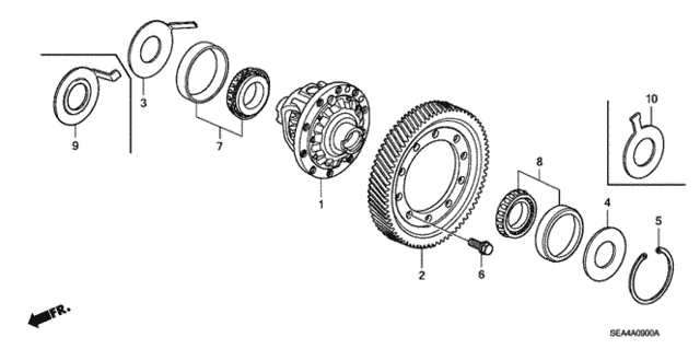 AT Differential for 2005 Acura TSX #0