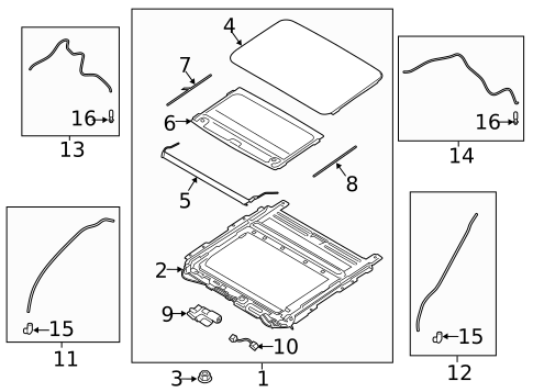 Sunroof for 2022 Kia Telluride #2
