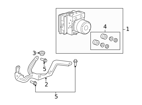 ABS Components for 2008 Acura RDX #0