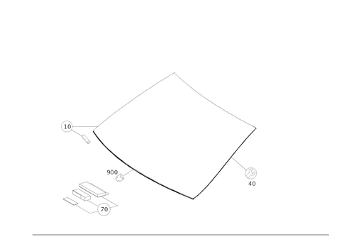 Windshield for 2015 Mercedes-Benz ML400 #0