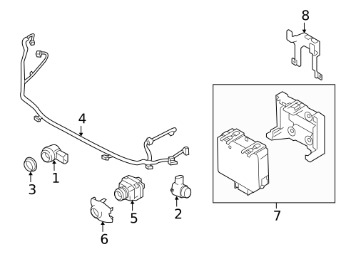 Parking Aid for 2019 Land Rover Discovery Sport #0