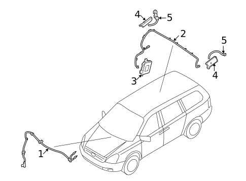 Antenna & Radio for 2007 Hyundai Entourage #0