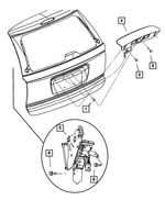 153856 - Body Sheet Metal Except Doors: Tapping Screw for Chrysler: Pacifica, Town &amp; Country, Voyager | Dodge: Caravan, Dakota, Grand Caravan Image