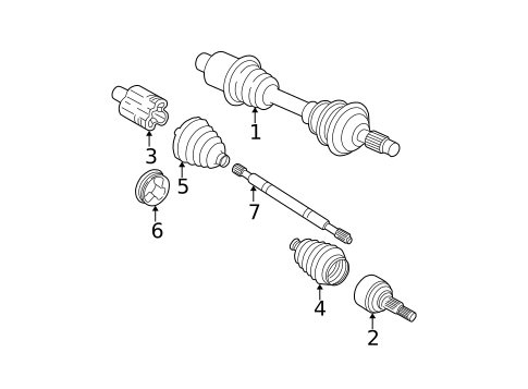 Drive Axles for 1998 Chevrolet Malibu #0