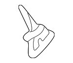 654003S500 - : Hood Hinge for Nissan: Frontier, Xterra Image