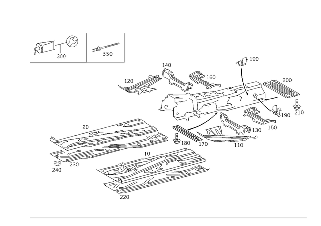 12989177112 - Substructure: Repair Set for Mercedes-Benz Image image