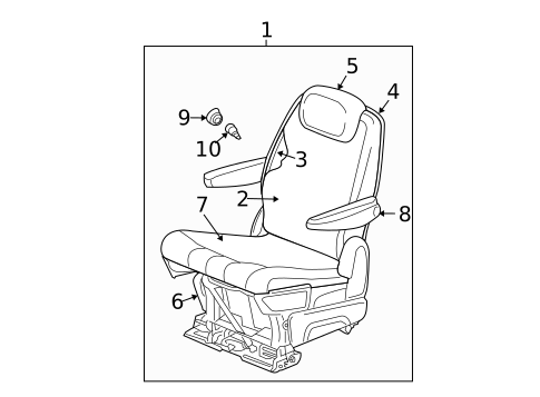 Second Row Seats for 2009 Dodge Grand Caravan #2