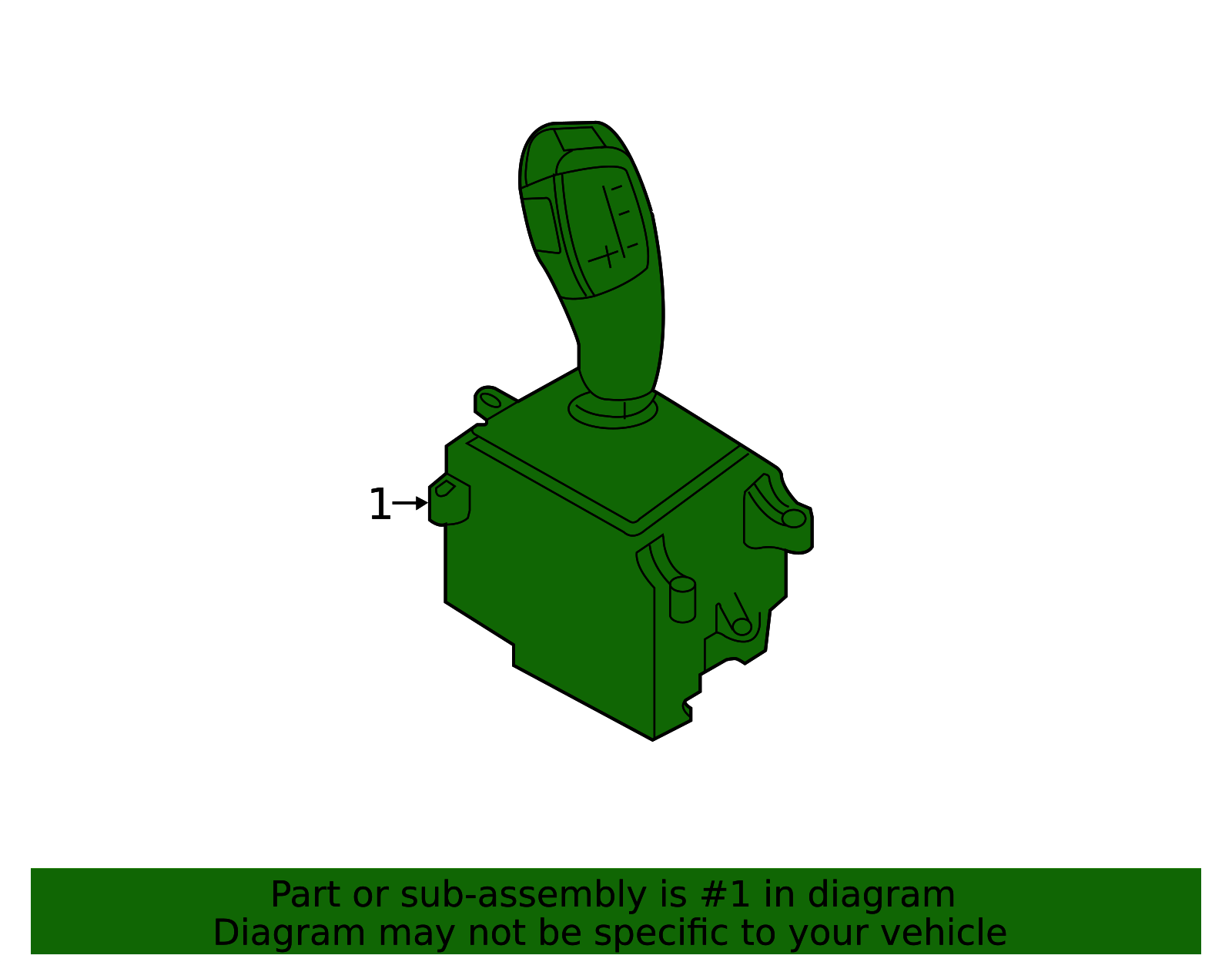 Genuine BMW 61-31-7-848-611 | M-DCT Shifter Selector Switch