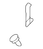 63563AN20A - Body: Door Weather-strip Front Cover for Subaru: Legacy, Outback Image