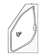 63511AN21A - : Door Weather-Strip for Subaru Image
