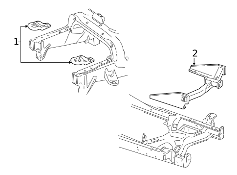 Tow Hook & Hitch for 2002 Lincoln Blackwood #0