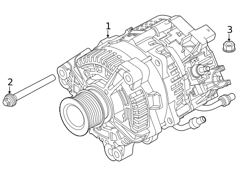 Alternator/Generator & Related Components for 2025 BMW 530i #0