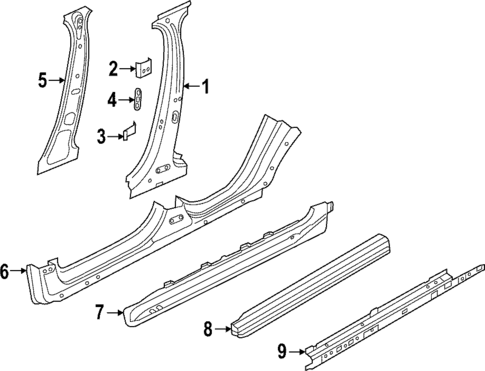 Center Pillar & Rocker for 2026 Volvo EC40 #0