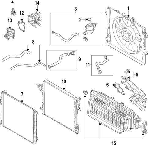 Cooling System for 2024 Genesis GV70 #0