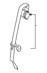 32239971 - Electrical: Center Seat Belt for Volvo Image