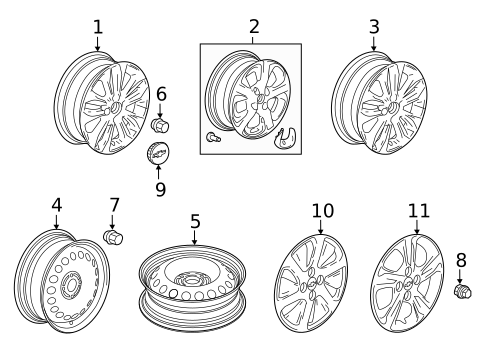 Wheels for 2020 Chevrolet Spark #0