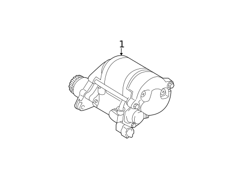 Starter & Related Components for 2001 Toyota Sienna #0
