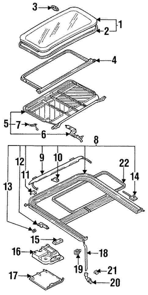 Sunroof for 1993 Volkswagen Golf #0