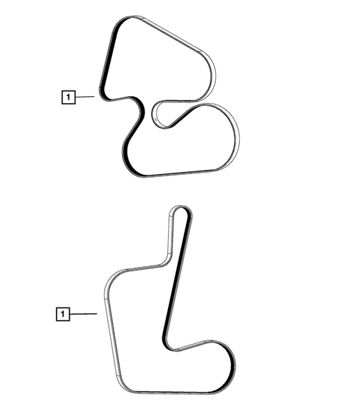 Drive Belts for 2008 Chrysler Pacifica #0