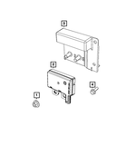 6035723 - Electrical: Hex Nut And Washer for Mopar Image