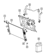 68249185AD - Cooling: Radiator Cooling Fan Module for Jeep: Compass Image