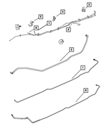 52121364AA - Fuel: Fuel Supply Tube for Dodge: Ram 2500, Ram 3500 Image
