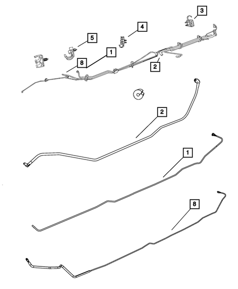 Fuel Lines for 2005 Dodge Ram 3500 #0
