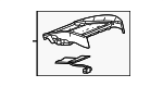 85588375 - Body: Seat Cushion Pad for Cadillac: CT4 Image
