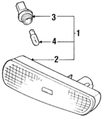 2619060U00 - Electrical: Side Marker Lamp for INFINITI: Q45 Image