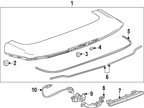 Spoiler for 2025 Chevrolet Equinox #0